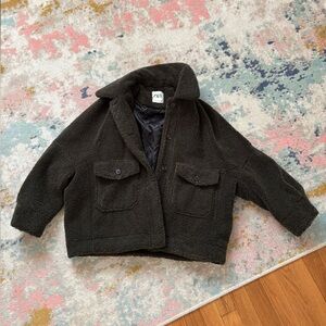 Zara Oversized Teddy Jacket - NWOT